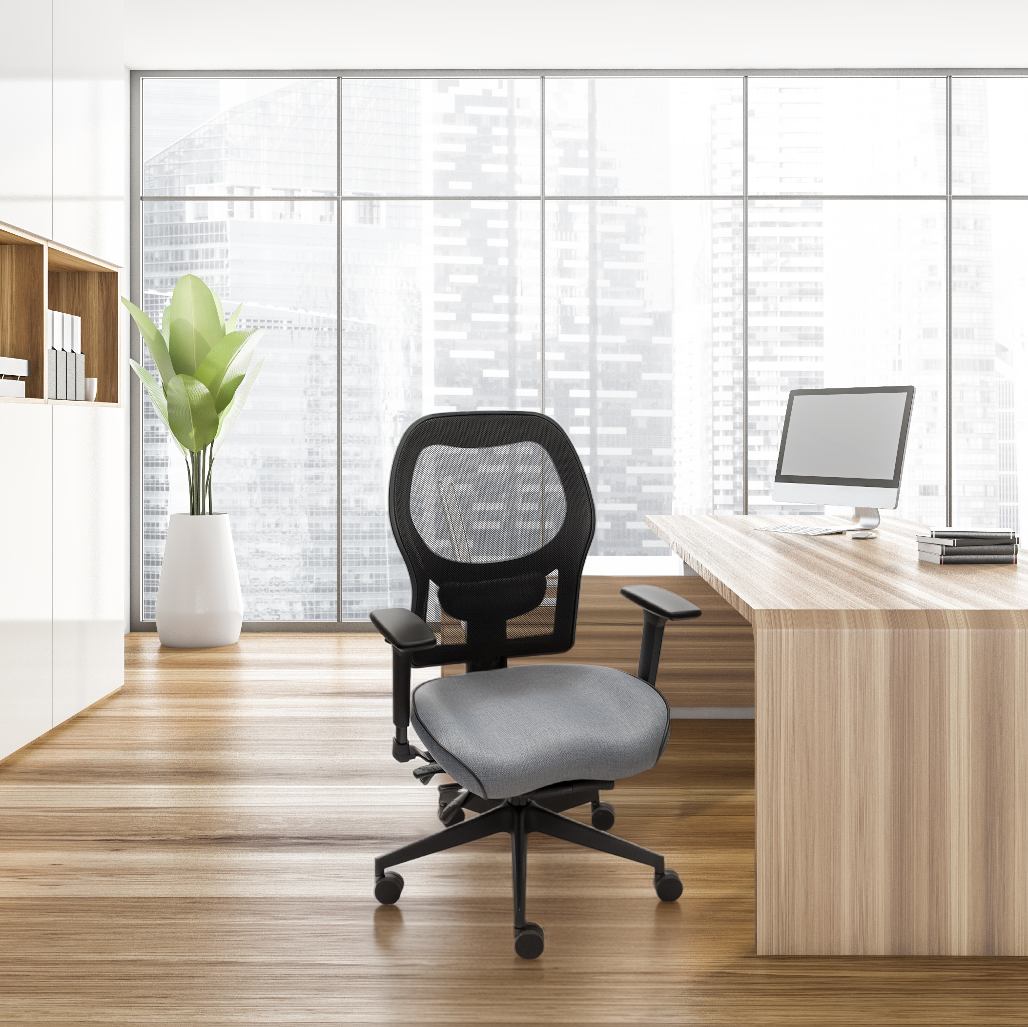 Brezza Mesh-Back Chair - Basic